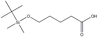 5-(tert-butyldimethylsilyloxy)pentanoic acid Struktur