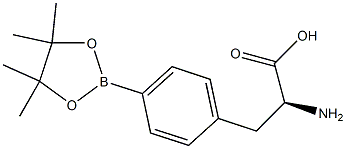 (S)-2-Amino-3-[4-(4,4,5,5-tetramethyl-[1,3,2]dioxaborolan-2-yl)-phenyl]-propionic acid Struktur