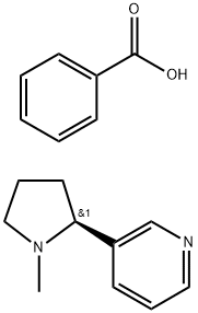 nicotine benzoate Struktur