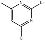 2-Bromo-4-chloro-6-methylpyrimidine Struktur