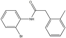 N-(2-bromophenyl)-2-(2-methylphenyl)acetamide Struktur