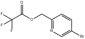 (5-Bromopyridin-2-yl)methyl 2,2,2-trifluoroacetate Struktur