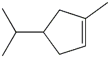 4-isopropyl-1-methyl-cyclopentene Struktur