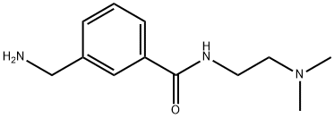 3-(aminomethyl)-N-[2-(dimethylamino)ethyl]benzamide Struktur