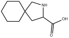 2-Azaspiro[4.5]decane-3-carboxylic acid Struktur