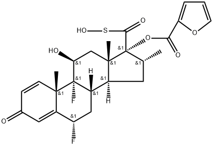 Fluticasone Impurity 18 Struktur