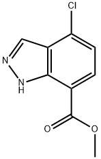 methyl 4-chloro-1H-indazole-7-carboxylate Struktur