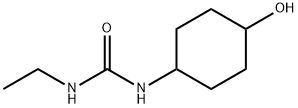 3-ethyl-1-(4-hydroxycyclohexyl)urea Struktur