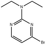 4-Bromo-2-(N,N-diethylamino)pyrimidine Struktur