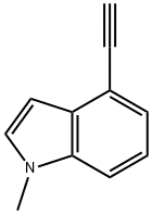 4-Ethynyl-1-methyl-1H-indole Struktur