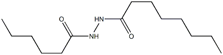 N'-hexanoyloctanohydrazide Struktur