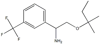 2-[(2-methylbutan-2-yl)oxy]-1-[3-(trifluoromethyl)phenyl]ethan-1-amine Struktur