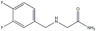 2-[(3,4-difluorobenzyl)amino]acetamide Struktur