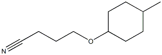 4-[(4-methylcyclohexyl)oxy]butanenitrile Struktur