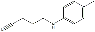 4-[(4-methylphenyl)amino]butanenitrile Struktur