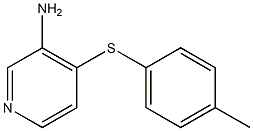 4-[(4-methylphenyl)sulfanyl]pyridin-3-amine Struktur