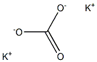 Potassium carbonate test solution Struktur