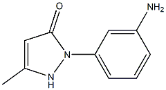 1-(3'-Aminophenyl)-3-methyl-5-pyrazolone Struktur