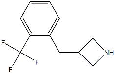 3-[2-(trifluoromethyl)benzyl]azetidine Struktur