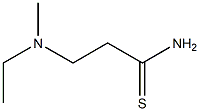 3-[ethyl(methyl)amino]propanethioamide Struktur