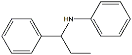 N-(1-phenylpropyl)aniline Struktur