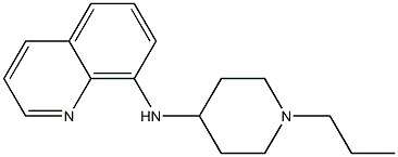 N-(1-propylpiperidin-4-yl)quinolin-8-amine Struktur