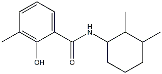 N-(2,3-dimethylcyclohexyl)-2-hydroxy-3-methylbenzamide Struktur