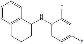 N-(2,4-difluorophenyl)-1,2,3,4-tetrahydronaphthalen-1-amine Struktur