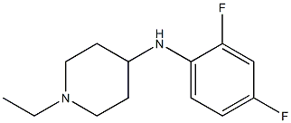 N-(2,4-difluorophenyl)-1-ethylpiperidin-4-amine Struktur