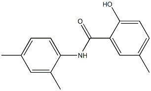 N-(2,4-dimethylphenyl)-2-hydroxy-5-methylbenzamide Struktur