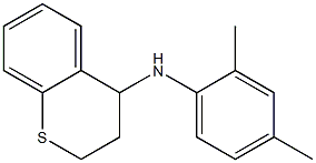 N-(2,4-dimethylphenyl)-3,4-dihydro-2H-1-benzothiopyran-4-amine Struktur