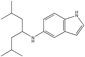 N-(2,6-dimethylheptan-4-yl)-1H-indol-5-amine Struktur