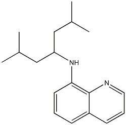 N-(2,6-dimethylheptan-4-yl)quinolin-8-amine Struktur