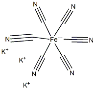 POTASSIUM HEXACYANOFERRATE(II) SOLUTION Struktur