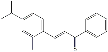 4Isopropyl-2-MethylChalcone Struktur