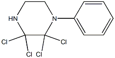 Tetrachloro-phenylpiperazine Struktur