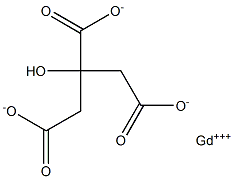 Gadolinium(III) citrate Struktur