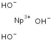 Neptunium(III) hydroxide Struktur