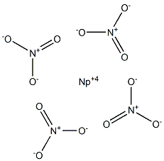 Neptunium(IV) nitrate Struktur