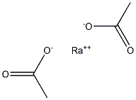 Radium acetate Struktur