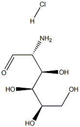 Glucosamine hydrochloride Struktur