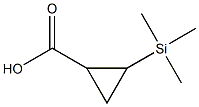 2-(Trimethylsilyl)cyclopropanecarboxylic acid Struktur