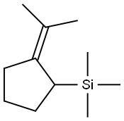 Cyclopentane, 1-isopropylidene-2-trimethylsilyl- Struktur