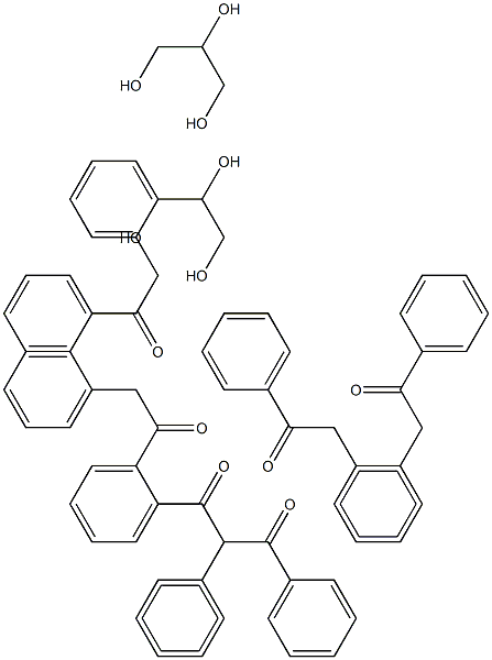 diglycerol hexadecyl ether Struktur