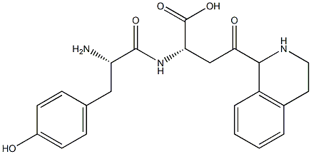 tyrosyl-1,2,3,4-tetrahydro-3--isoquinoline-carbonyl-alanine Struktur