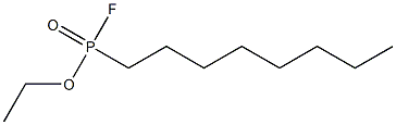 ethyl octylphosphonofluoridate Struktur