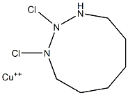 dichloro(triazacyclononane)copper(II) Struktur