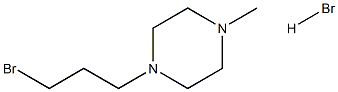 1-(3-bromopropyl)-4-methyl-piperazine hydrobromide Struktur