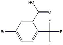 2-(Trifluoromethyl)-5-bromobenzoic acid Struktur