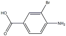 3-Bromo-4-aminobenzoic acid Struktur